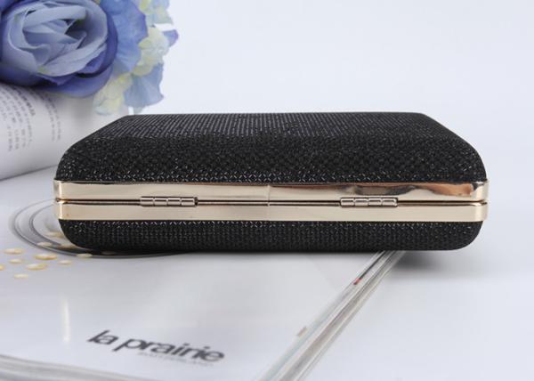 New fashion women clutch purse black style pu leather lady hand bags