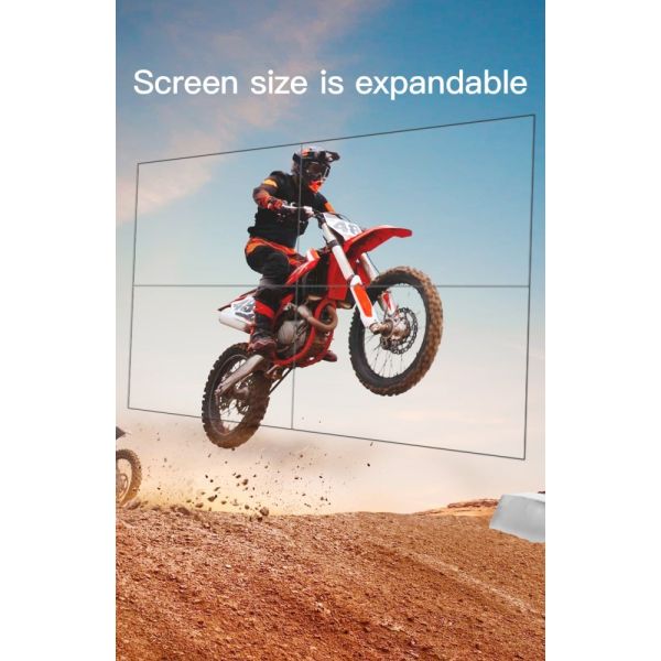 Powerful 55 Inch Clear OLED Screen for Precise Image Display for Stage Elevators Retail Stores Shopping Malls Wayfinding