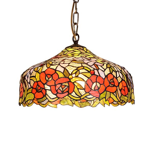 style stained glass pendant light chandelier (WH-TF-01)