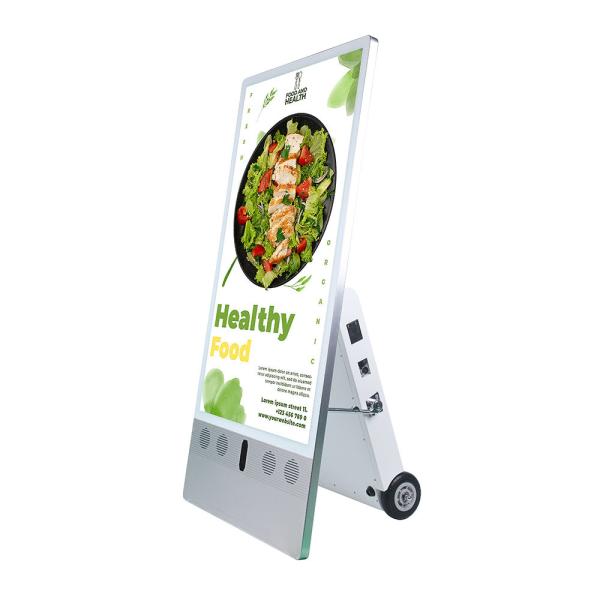 VETO Outdoor Portable 43 Inch Smart TV Waterproof LCD Advertising Digital Poster For Retail Store
