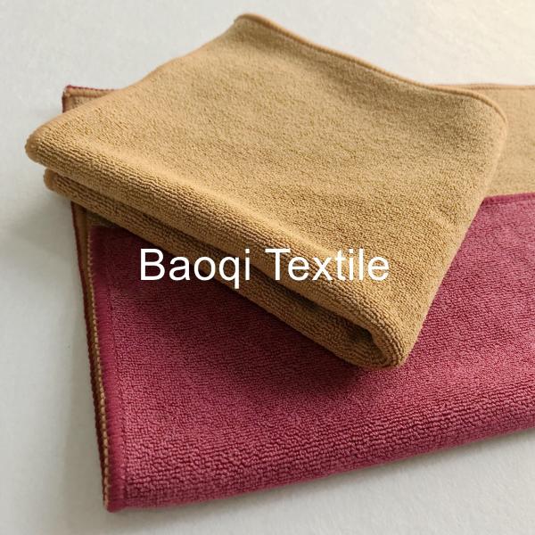 2 color 100% poly 200g 2 layers kitchen towels，microfiber tea towels dry water kitchen towels cleaning rags size 30*30cm