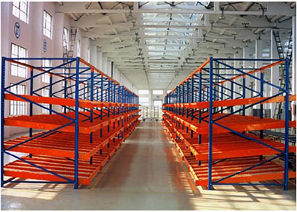Le stockage industriel étire résistant, supports industriels de palette de gravité pour stocker des marchandises