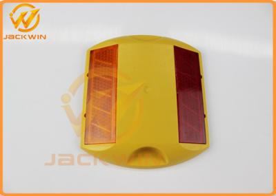 Double Side Plastic Reflective Road Studs Pavement Marker 20T Weight Capacity