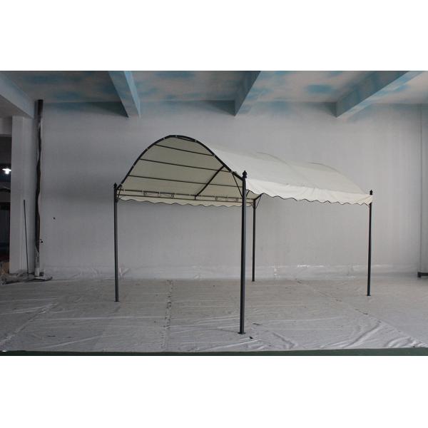 Not Coated Steel Enclosed Modern Waterproof Outdoor BBQ Camping Patio Solar Gazebo
