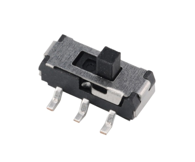 Миниатюрный горизонтальный переключатель скольжения 1P3T DC50V 0.5A
