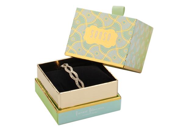 Logo printed Fancy Jewelry Box With Earring Storage , Little Ladies Watch Jewelry Box
