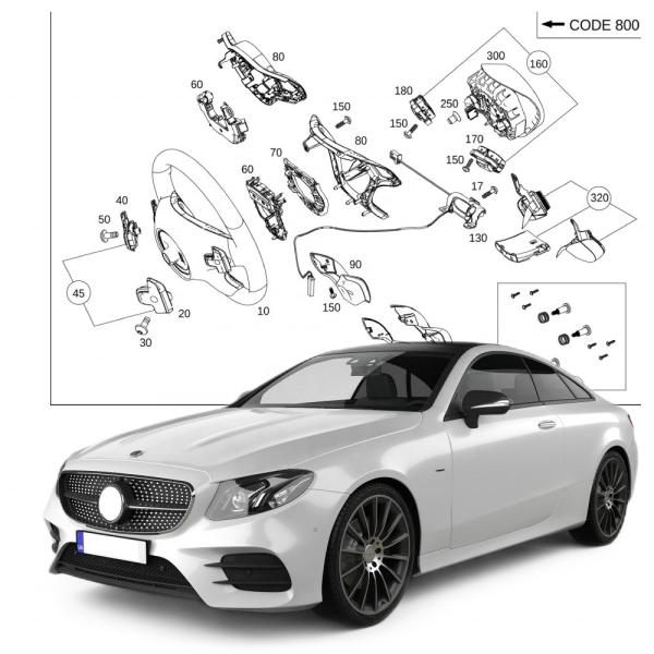Mercedes-Benz Class E C238/A238 CLS-C257 Full Range Auto Accessories for 2015- GLE W166