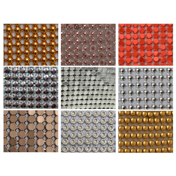 раздел здания Sequin ткани ткани сетки металла 3mm водоустойчивый