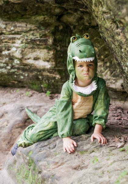 Animal Cute Teen Costumes , Alligator Crocodile Cosplay Amazing Halloween Costumes