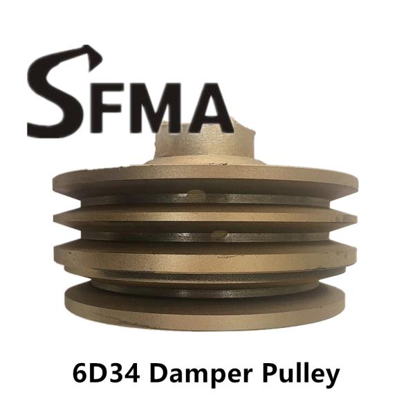 Excavator  Digger OD162 3G 6D34 Crank Pulley