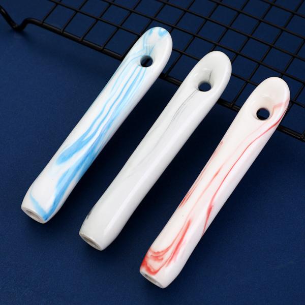 6 Pieces Stainless Steel Kitchen Utensil Sets Luxury Marble Handle Custom Logo