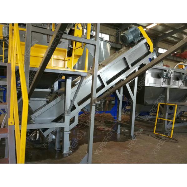 500 Kg / H PE Packing Plastic Film Recycling Machine , PP Agricultural Plastic Sheeting Machine