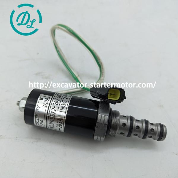 40C07-203A Excavator Hydraulic Pump Solenoid Valve KDRDE5KR-20 YN35V0004F1