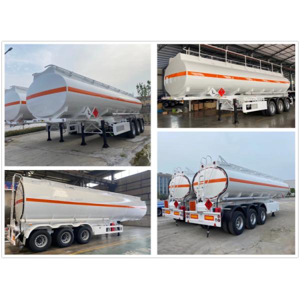 3 Axles 42000L 45000 50000 Liters Fuel Tanker Semi Trailer for Fuel Transportation