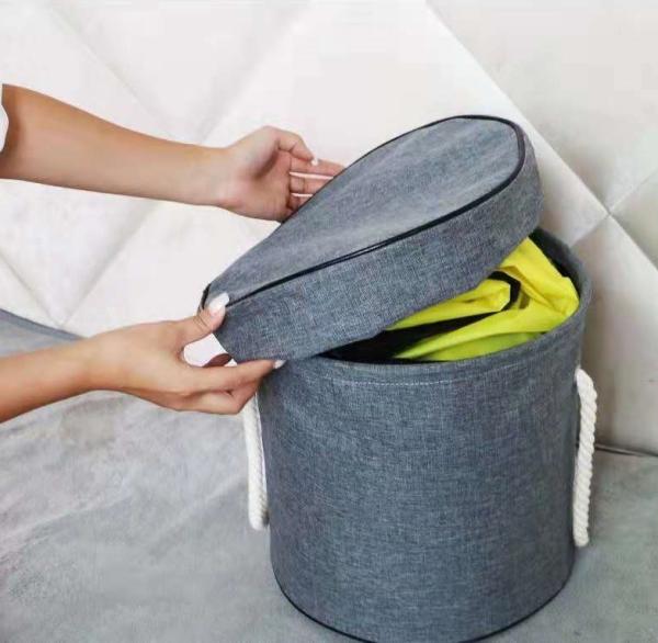 Toy Storage Bag with large play mat Kids Organizer Baskets with removable play mat  Indoor & Outdoor toy Quick Collapsible Bin