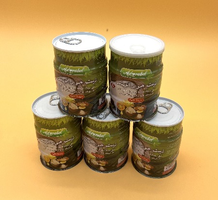 Custom Printed Tin Can Coffee Coconut Water Metal Tin Bottle  Big Drum Shape for Drinks for Food Storage
