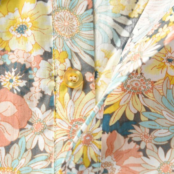 Summer Children's Clothing Children's Vintage Dress Sleeveless Doll Collar Floral Dress