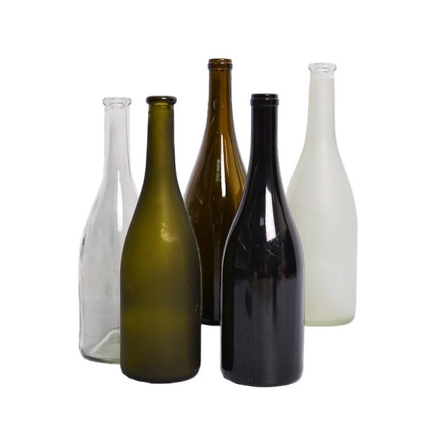 500ml Burgundy Wine Bottles - Amber Glass UV Protection, 30mm Neck, Custom Label Ready Bulk Orders