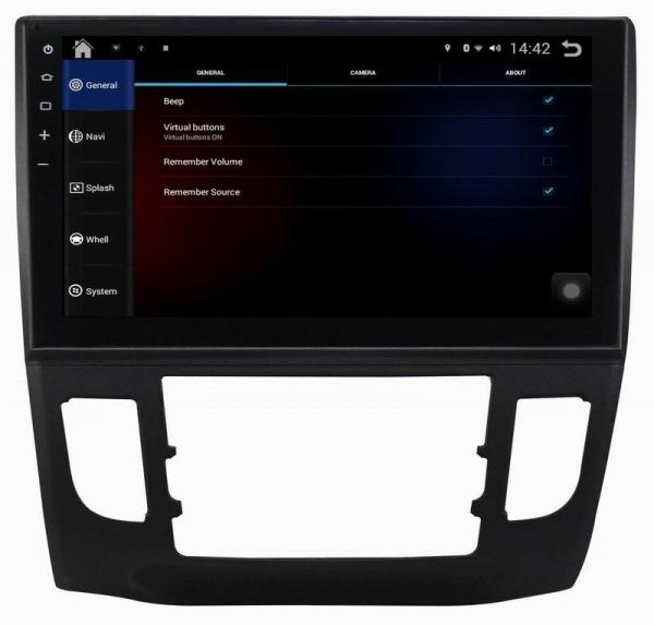 Ouchuangbo android 4.4 1024*600 capacitive touch screen gps radio player for Honda Crider automatic