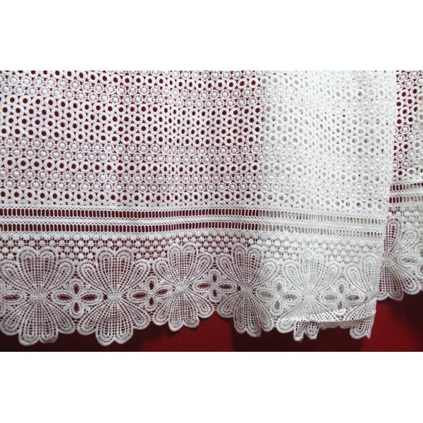 Apparel Accessories Chemical Lace Fabric Water Soluble Embroidery lace fabric in Different Color
