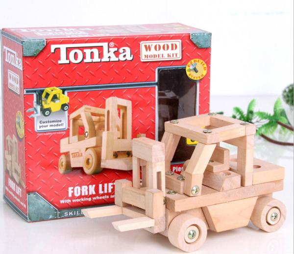 TONKA wooden toys / assembling truck model / Educational Toys / DIY Toy