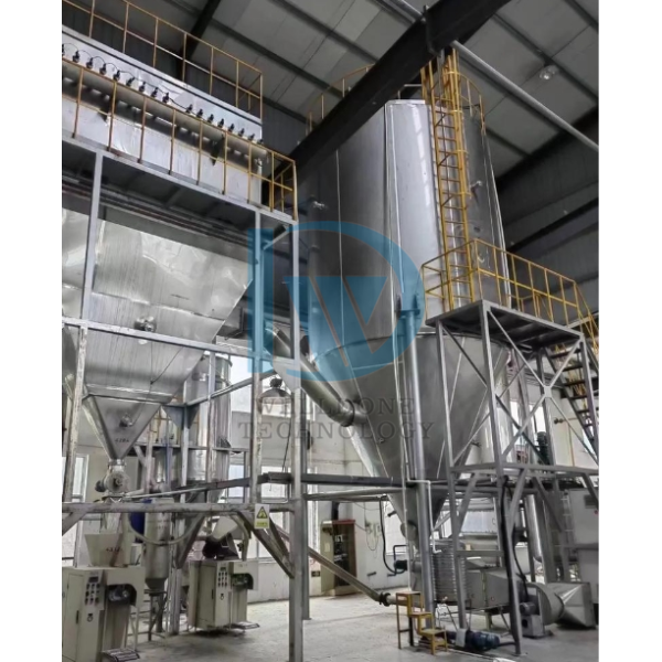 Energy Saving Industrial Spray Dryer with 120-300℃ Drying Temperature and 70% Efficiency for Material Powder