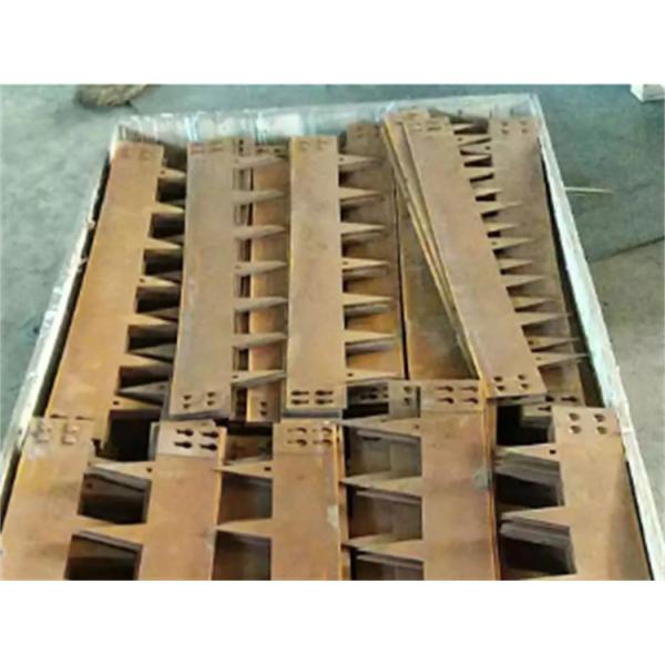 Rectangular Flower Pot Garden Metal Ornaments Corten Plant Pots 1000mm Long