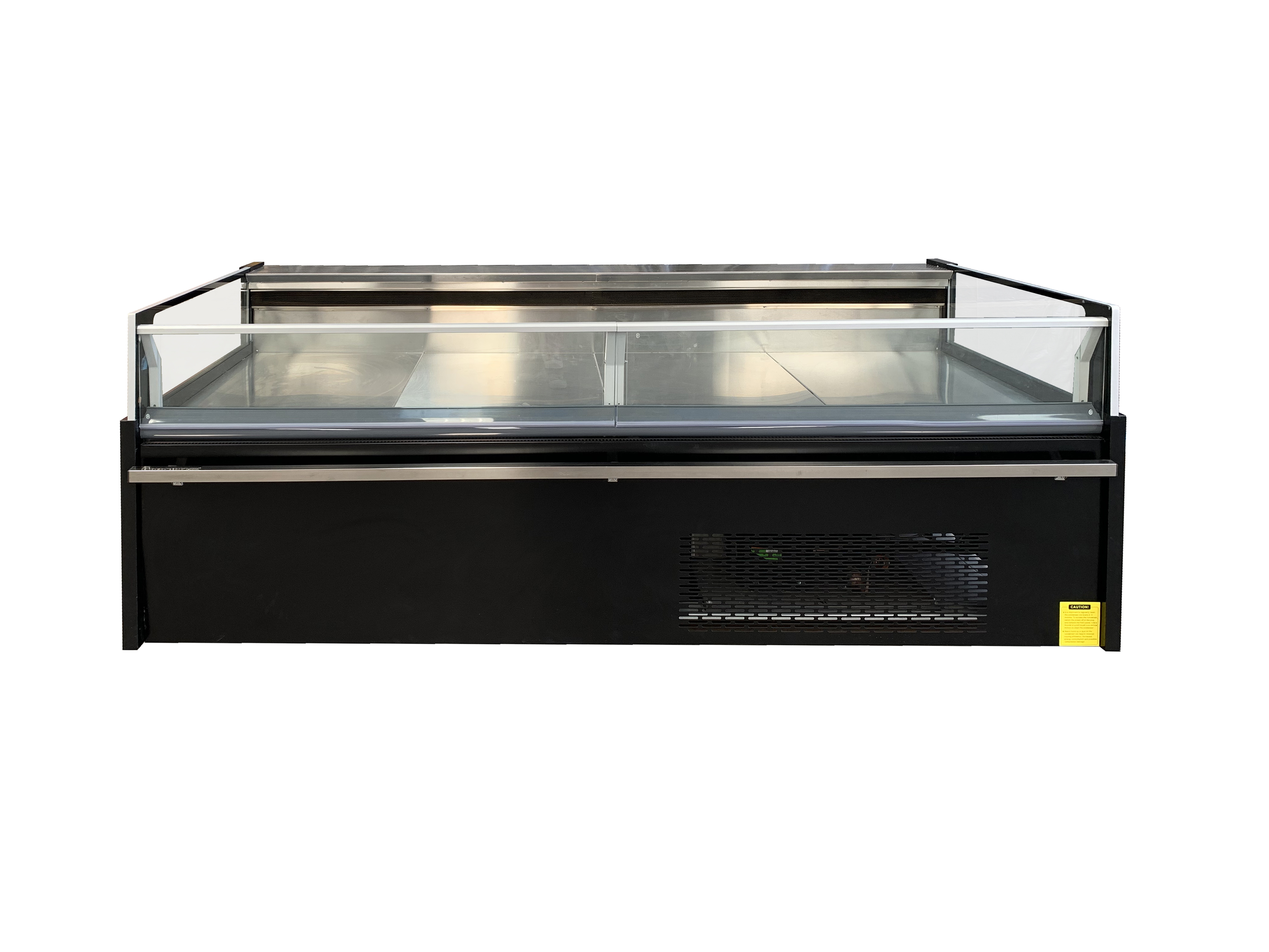 Remote Supermarket Self-service Chilled Counter With Efficient EC Fan Motor