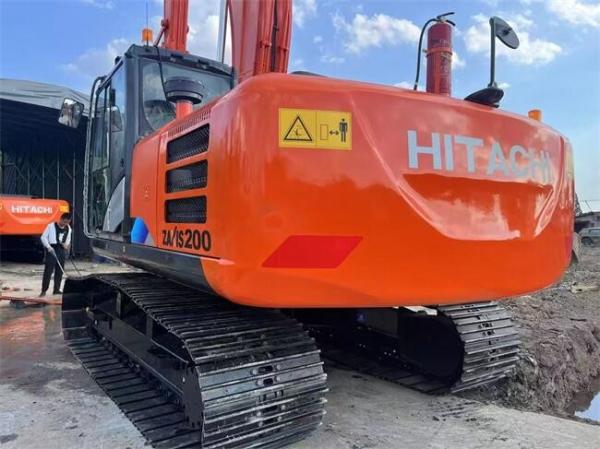 Second Hand Hitachi ZX200-5G Excavator Hitachi 20 Ton Excavator Less Hour