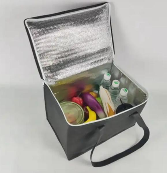 Insulated Lunch Picnic Cooler Bag Water-Resistant Cool Bag Heavy Duty Reusable Tote Grocery Shopping Cooler Bag