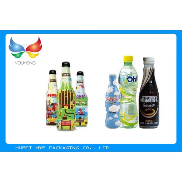 Vidrio biodegradable de la transparencia de la película de encogimiento de PETG alto para la bebida en botella con el grueso 30mic a 50mic
