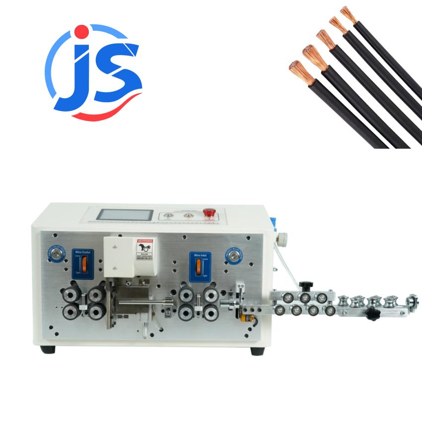 8 Wheel Automatic Accelerated Version Double-Layer Round Sheathed Cable Stripper and Cutter Multi-core Cable Stripping Machine