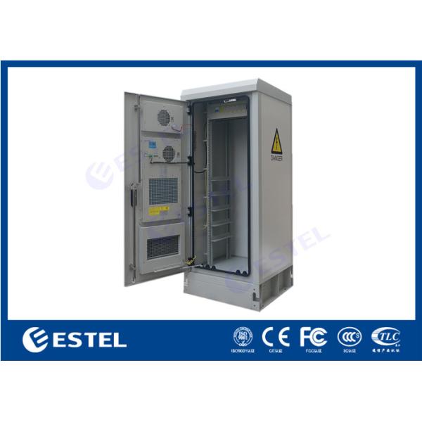 サンドイッチ構造32Uの屋外の電気通信のキャビネットの耐候性があるラック エンクロージャ