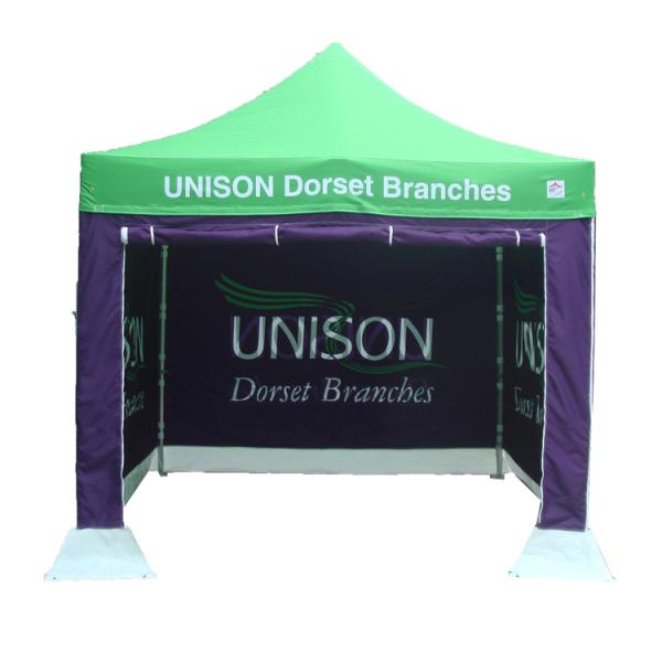 Economic Gazebo Folding Tent , Pop Up Gazebo Tent 10x10 Corrosion Resistance