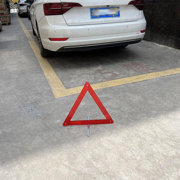 43*1.5cm YANTU Emergency Reflective Safety Warning Triangle for Motorcycle Truck Car