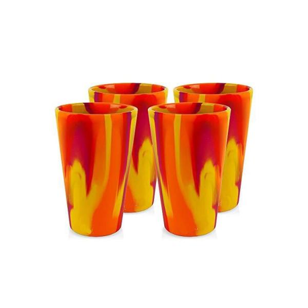 Silipint Stemless Wine Glasses 480ml Colorful Original Silicone Pint Cup