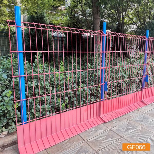 Galvanized And Pvc Coated 6/5/6 Double Wire Fence Horizontal