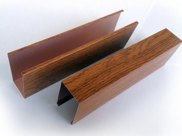 U-Shape Aluminum Baffle Ceiling Metal False Ceiling