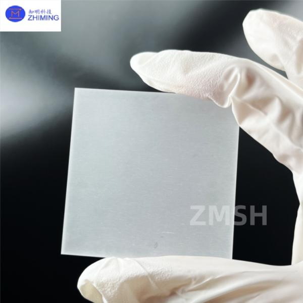 Sapphire Square Plate Single crystal Al₂O₃ 5.5×5.5mm Thickness 6.04 mm