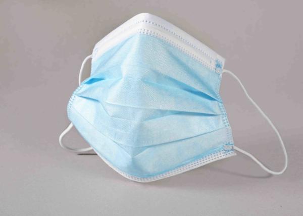 Anti Dust 3Ply Earloopp Face Mask For Outdoor 50pcs / Box Non Irritating