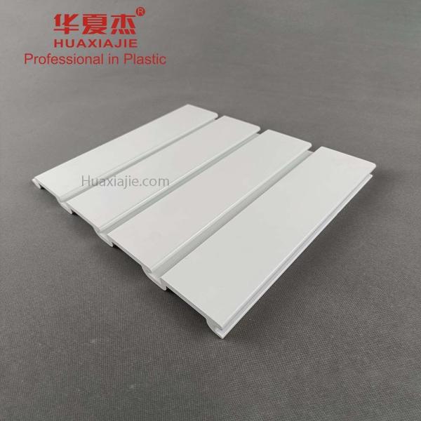 Smooth High Glossy Pvc Slatwall Panel For Home Interior