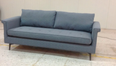 Soft Linen Reclining Sofa , Living Room Furniture Sofa Foam Material