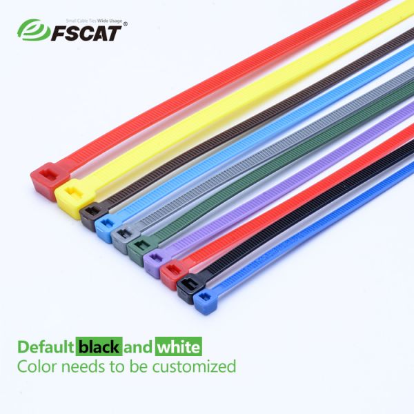 60mm-1500mm Length Colour Cable Ties UV Resistant Widely Used