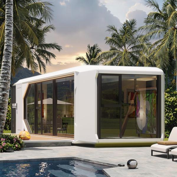Living Space Capsule House Aluminum Shell Custom Surface Treatments Modern Style