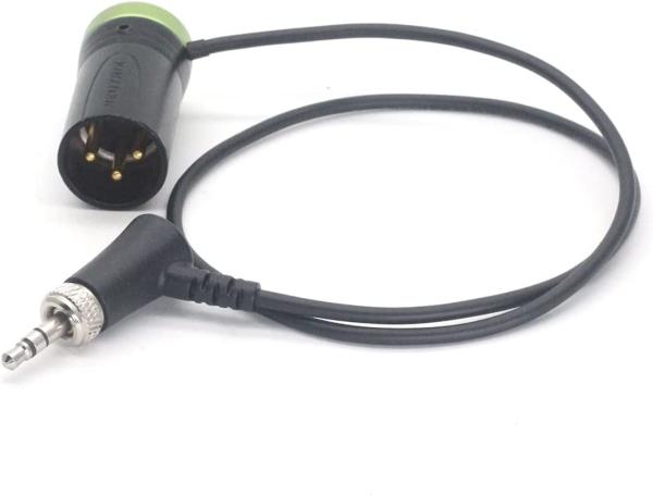 ODM Lockable Camera Audio Cable , 3 Pin XLR Male To 3.5 Mm Cable For Sony D11