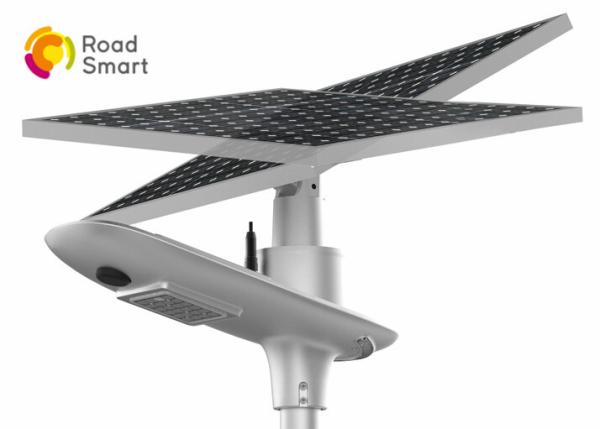 Outdoor All In One Solar Street Light , Integrated Solar Light Bridgelux Led Chip
