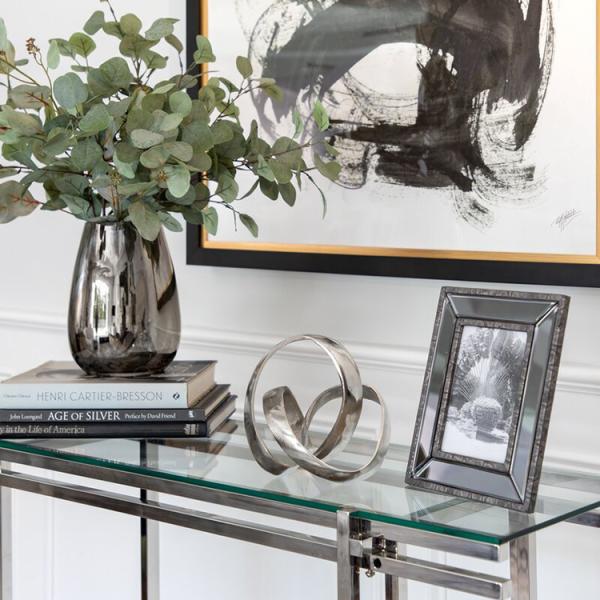 Abstract Geometric Shape Outdoor Metal Sculpture Decorative Knot Sculpture