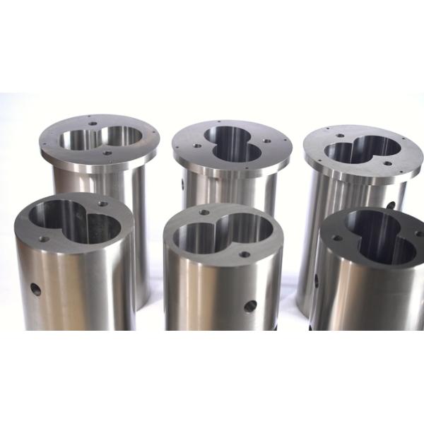 Пищевая экструзионная машина с винтовой стволой Китай Лучшие двевинные винтовые экструзерные детали OEM из нержавеющей стали SUS440C Внутренний материал