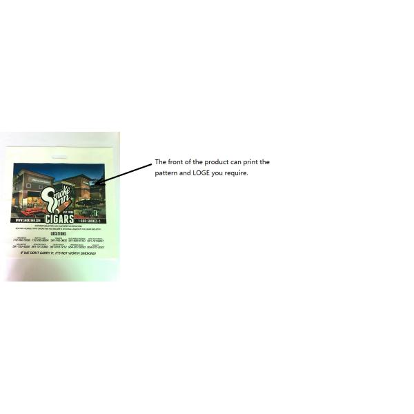 Custom HDPE / LDPE Die Cut Shopping Bags Custom Plastic Retail Bags With Own Logo