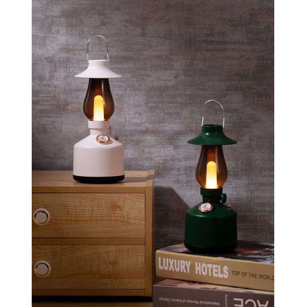 Plastic Ultrasonic Aroma Air Humidifier Household Use With Music Speaker Lamp